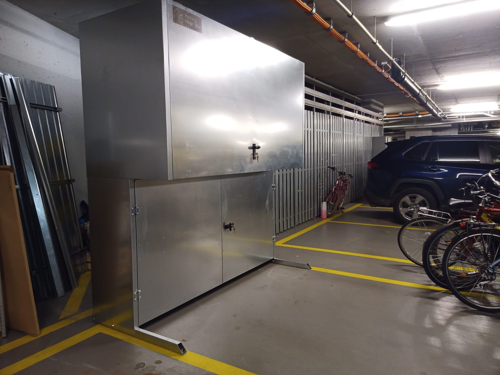 Szafa metalowa do parkingu Warszawa