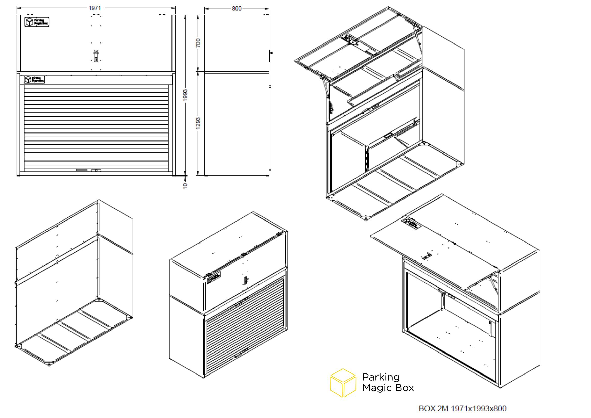 box garazowy 1971x1993x800