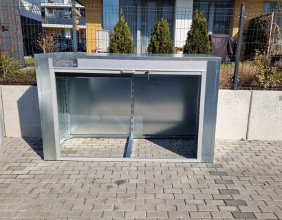 szafa garazowa metalowa na zewnątrz magic box parking