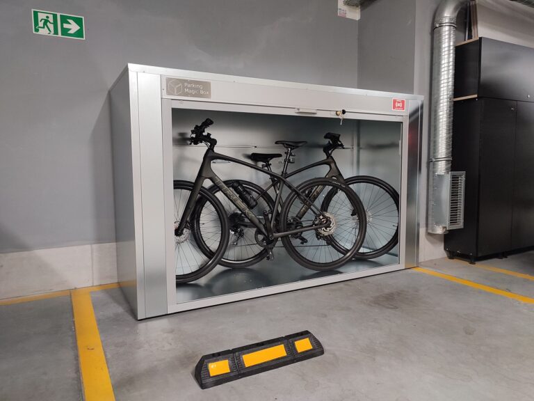 Einmodulige Fahrradbox